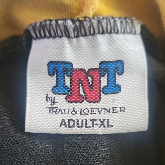 VTG Iowa Hawkeyes Hoodie T-Shirt TNT by Trau & Loevner XL USA Made - Picture 9 of 10